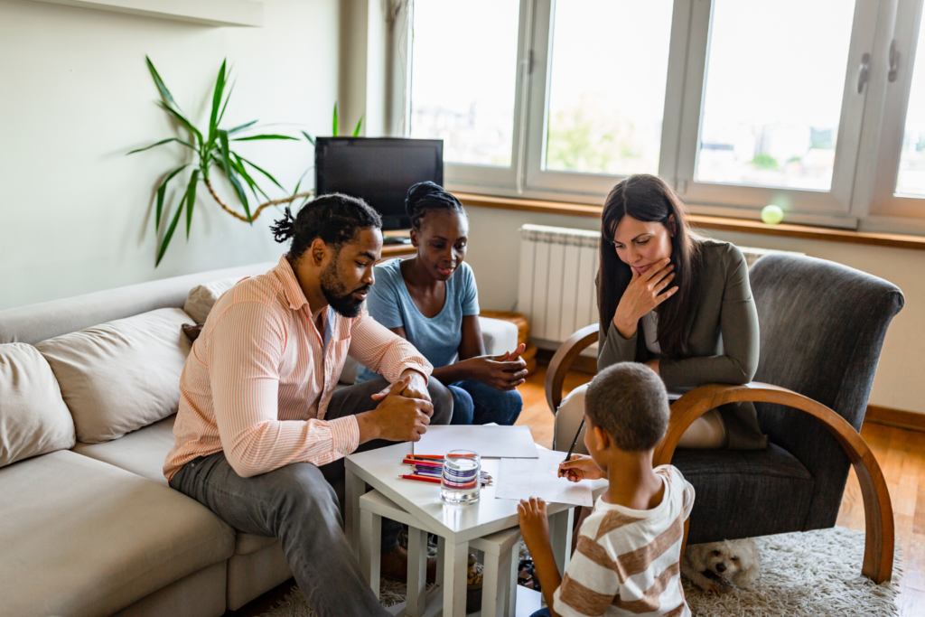 Family therapy session at Inner Voyage Recovery Center in Atlanta.