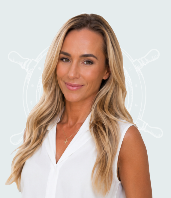 Woman with long blonde hair smiling, professional headshot for Jeff Baucom post.