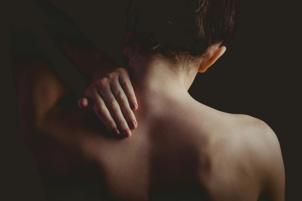 Person receiving massage therapy for recovery at Inner Voyage Recovery Center.